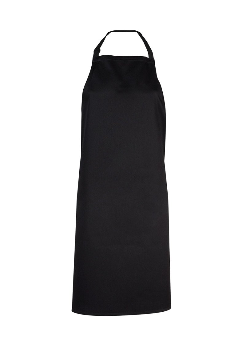BIB APRON (NO POCKET) BLACK- LARGE